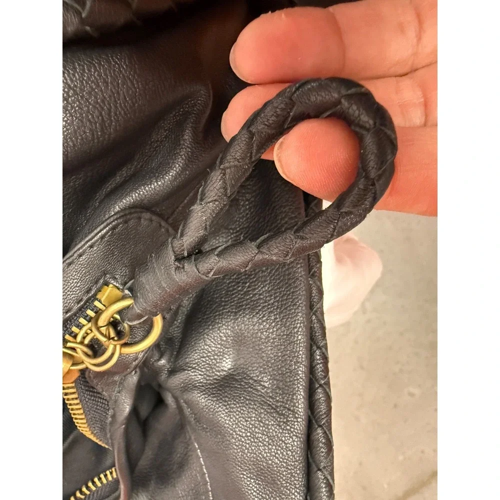Clever Carriage‎ Company Bag Leather Craft Hobo PURSE BAG NWOT BLACK